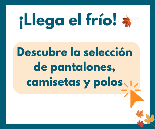 Selección pantalones, camisetas y polo otoño