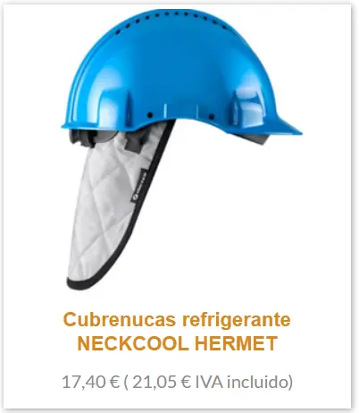 Cubre nucas refrigerante