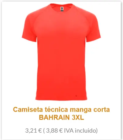 Camiseta técnica talla 3xl Bahrain