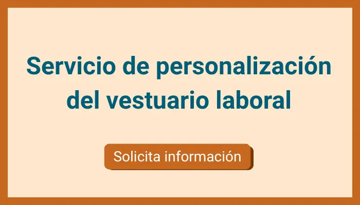 Servicio de personalización de ropa de trabajo