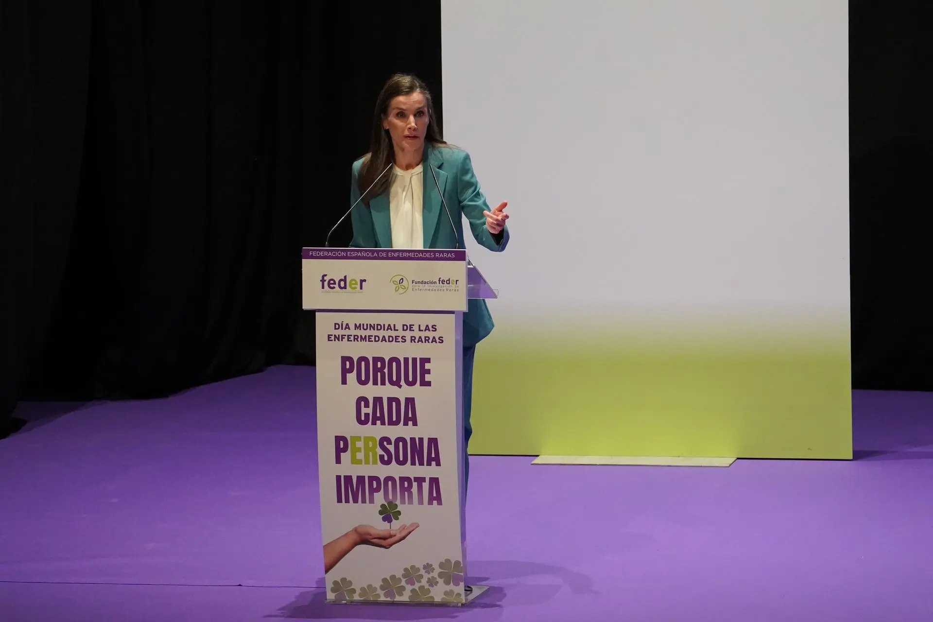 La Reina Letizia en el acto FEDER 2026 La Reina Letizia en el acto FEDER 2026