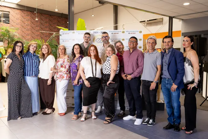 el equipo janfer en el 25 aniversario