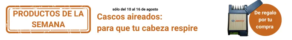 Cascos aireados para el calor |