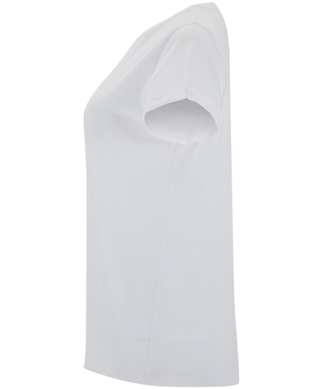 Camiseta de mujer manga corta blanco CIES