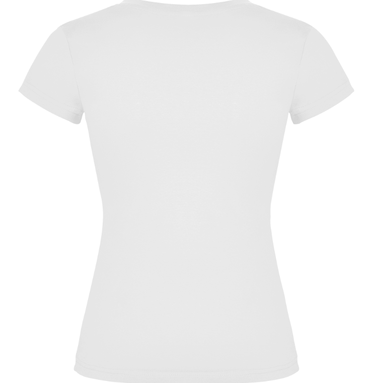 Camiseta de mujer manga corta blanco VICTORIA 