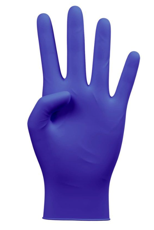 Guante desechable nitrilo SOFTSKIN AZUL paq 100 uds