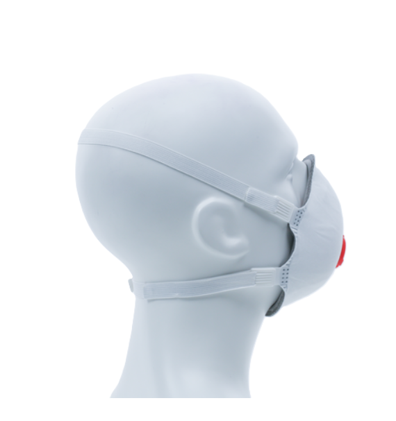 Mascarilla FFP3 NR D M1300V válvula cónica. Pack 5 uds