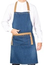 Delantal tejano con peto 161600