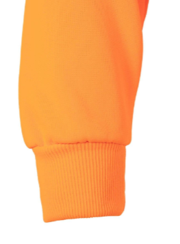 Sudadera alta visibilidad media cremallera 305704 banda segmentada