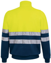 Sudadera alta visibilidad media cremallera ROAD 3XL