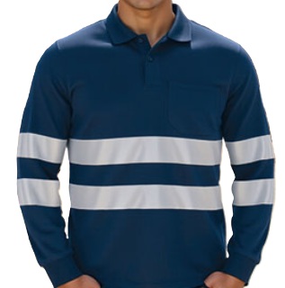Polo manga larga visibilidad realzada LONGFORD