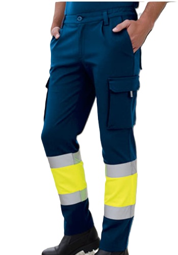Pantalon AV multibolsillos MYRLAND bicolor