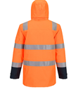 Parka alta visibilidad impermeable FR617 ignifuga antiestatica