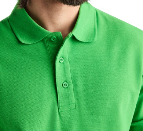 Polo blanco manga larga ESTRELLA