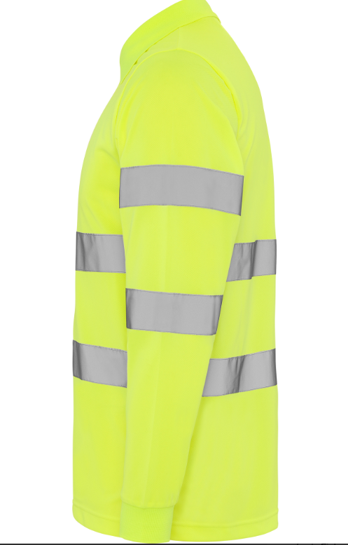 Polo alta visibilidad POLARIS manga larga talla 4XL