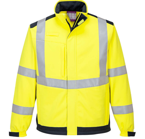 Chaqueta softshell alta visibilidad MV72 ignifugo antiestatico
