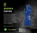 Guante químico de nitrilo Biodegradable CN740 Showa