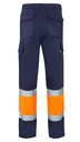 Pantalón alta visibilidad 157 bicolor multibolsillos