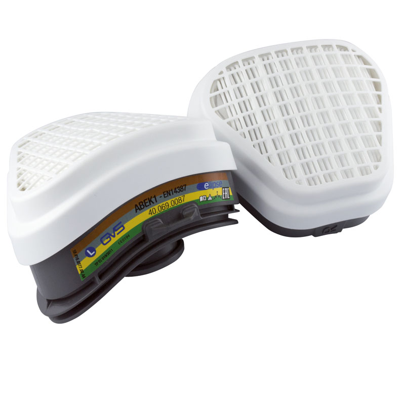 Filtros ABEK1P3 para máscara ELIPSE - Pack 2 uds