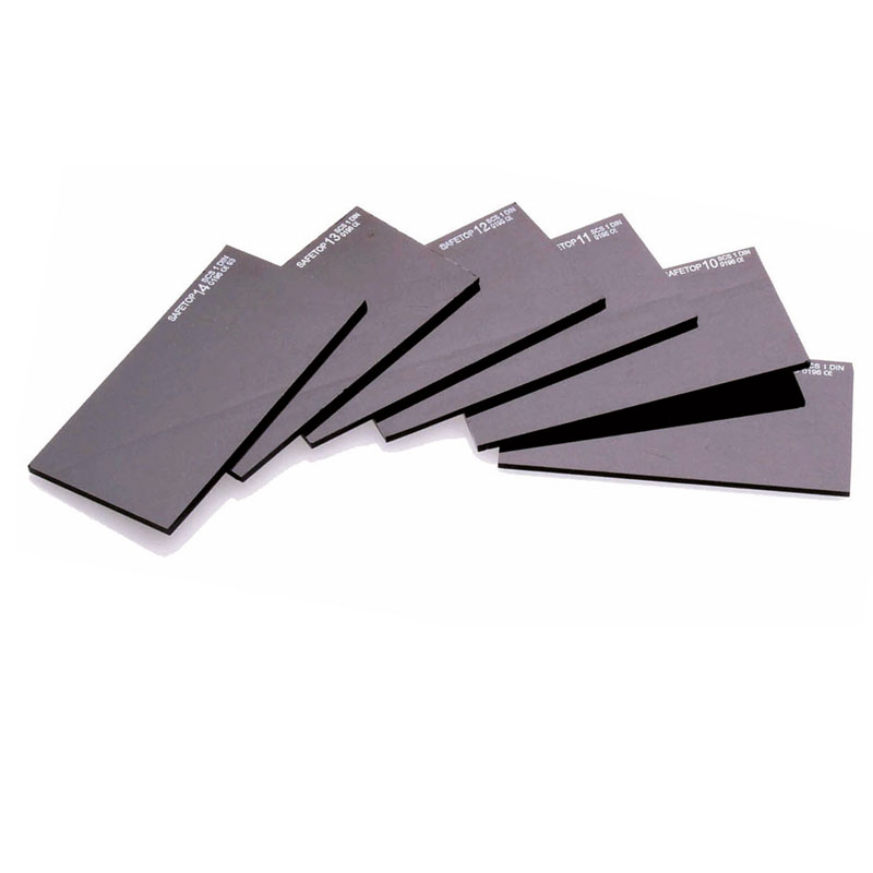 Filtro de soldar inactinico DIN 9-14 108x51 mm (paq 10 filtros)