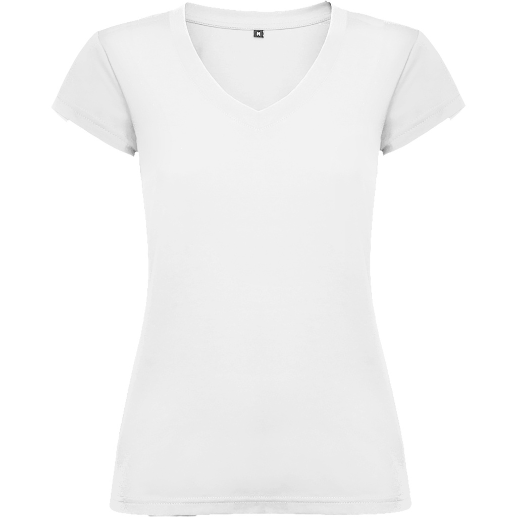 Camiseta de mujer manga corta blanco VICTORIA 