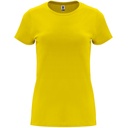 [CA66830103] Camiseta entallada para mujer CAPRI (S, AMARILLO)