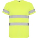 [HV931001221] Camiseta alta visibilidad manga corta DELTA (S, AMARILLO FLUOR)