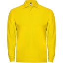 [PO66350103] Polo manga larga ESTRELLA (S, AMARILLO)
