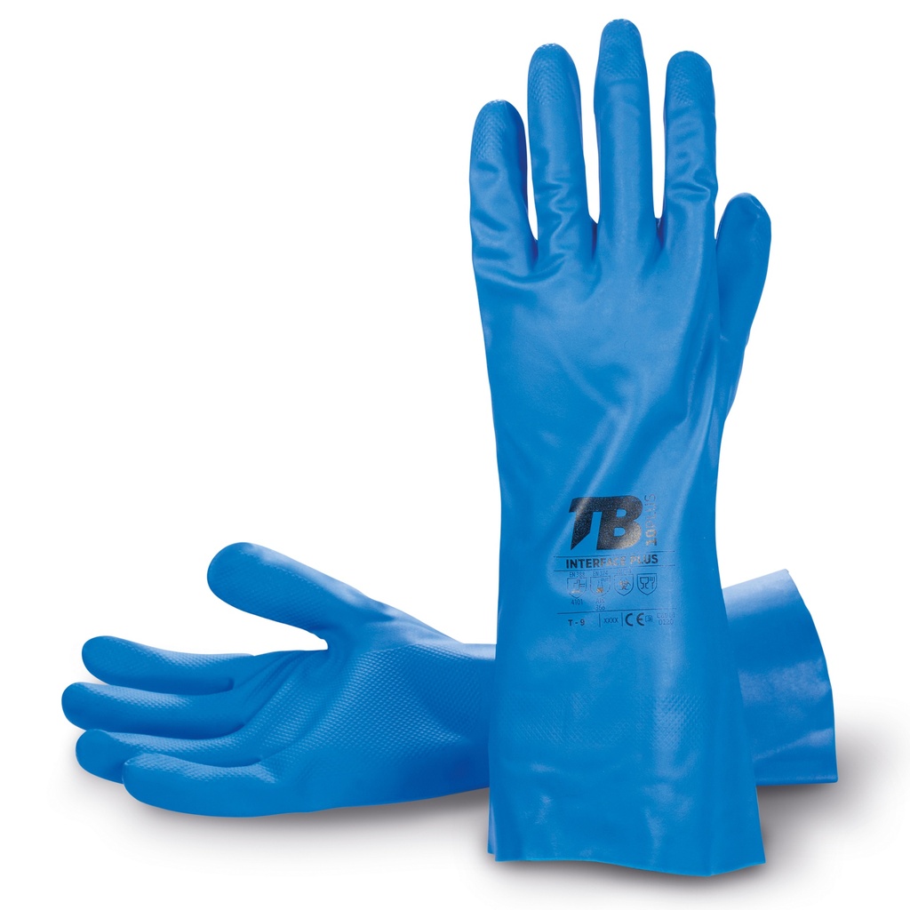 Guante químico nitrilo 9009FAZ (33 cm)