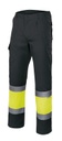 Pantalón alta visibilidad 157 bicolor multibolsillos