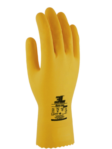 Guante quimico látex DUOTEX
