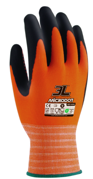 Guante nitrilo foam MICRODOT