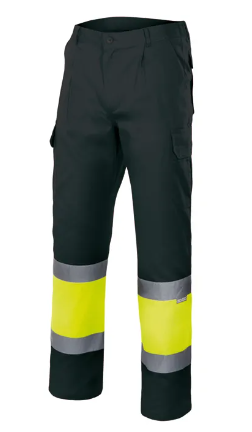 Pantalón alta visibilidad 157 multibolsillos tallas grandes