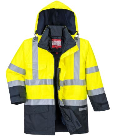 Parka alta visibilidad S779 resistente a llama