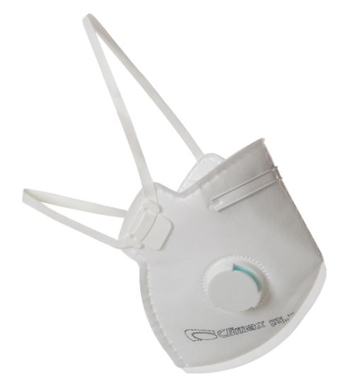 Mascarilla FFP3 NR D 1730 con válvula (paq 12 uds)