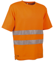 [V118-0-01.Z/2] Camiseta Alta visibilidad manga corta VIEW naranja (XS)