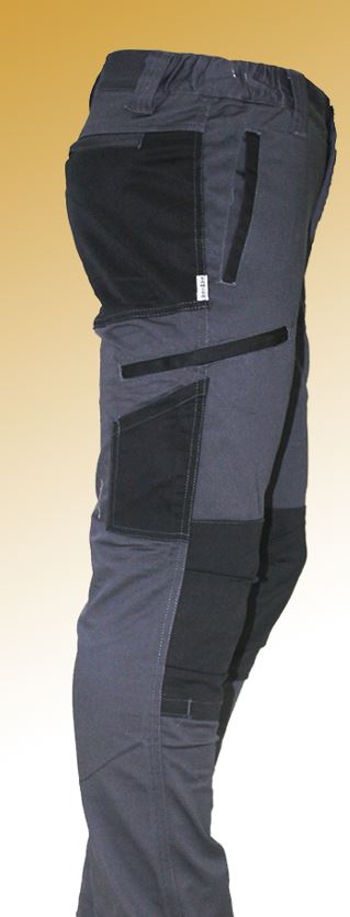 Pantalón strech 2-39 multibolsillos combinado