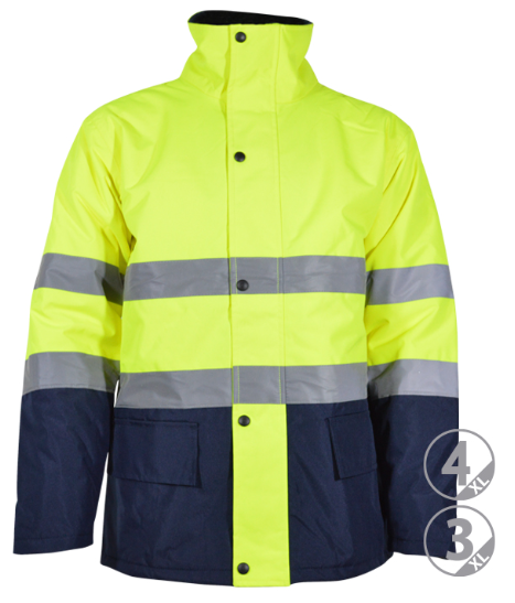 Parka VIENA combinada alta visibilidad tallas grandes