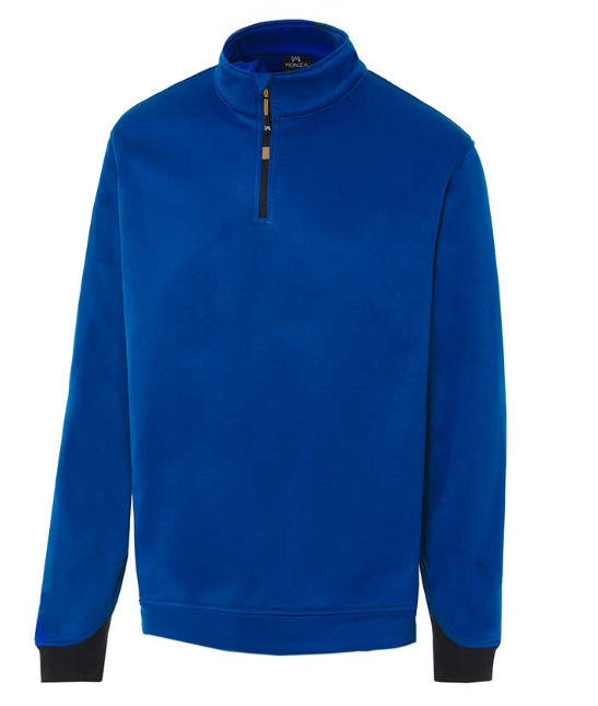 Sudadera bicolor media cremallera 4844