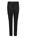 [103002SW_00_34] Pantalón stretch mujer 103002SW multibolsillos (34, Negro)