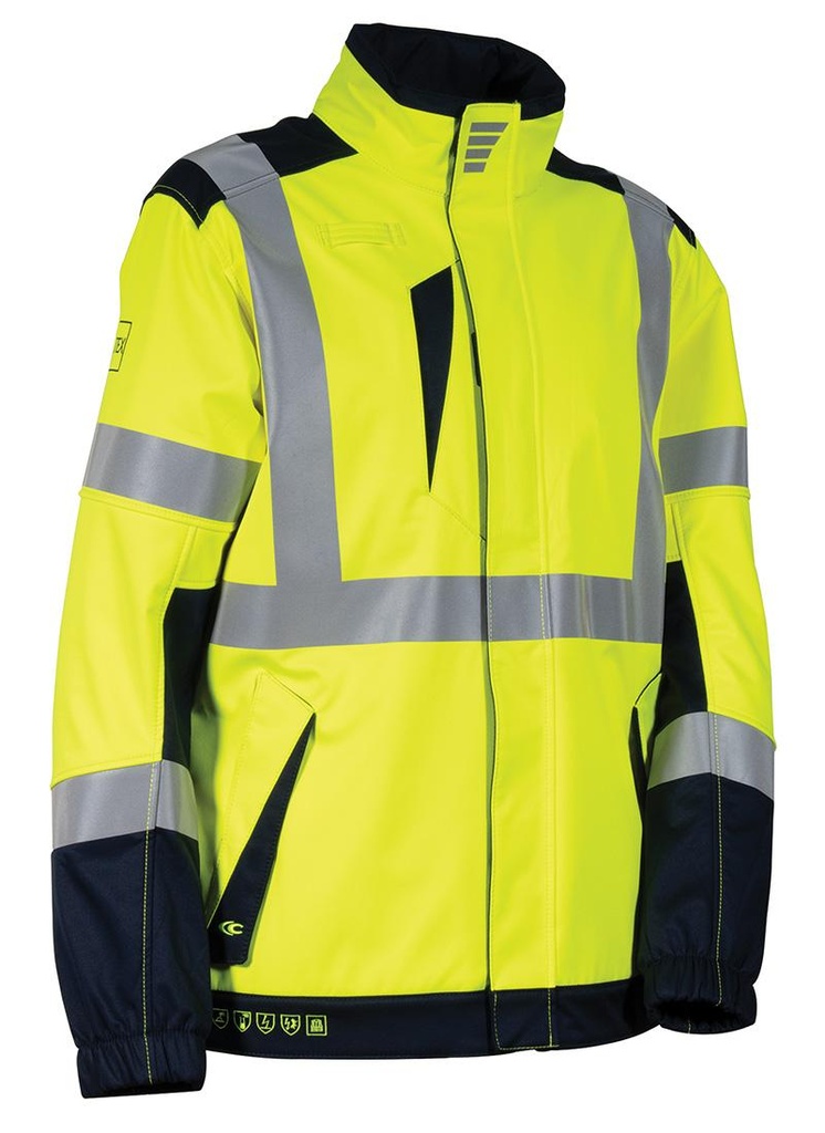 Chaqueta softshell alta visibilidad PACAYA ignifuga antiestática