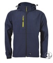 Chaqueta softshell con capucha MURRAY (S, Verde/Negro)