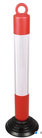 Bolardo plástico flexible 80cm BA52480 (tornillos aparte)