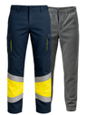 Pantalón alta visibilidad TRASGO-S elástico banda segmentada