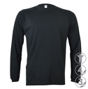 Camiseta manga larga LONG talla 4XL (Negro)