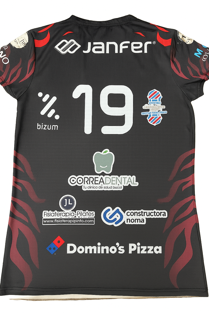 Camiseta voleibol mujer nº 19