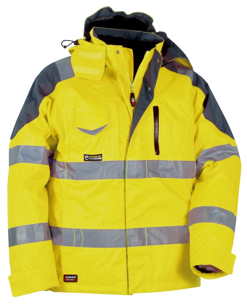 Chaqueta acolchada alta visibilidad RESCUE