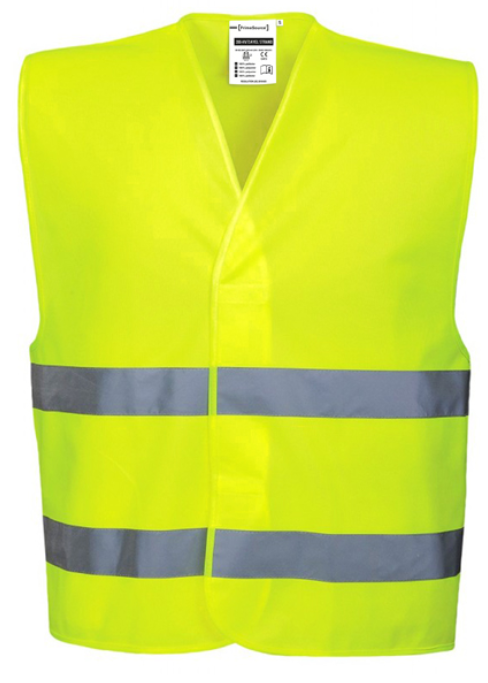 Chaleco alta visibilidad HV714YF cierre velcro