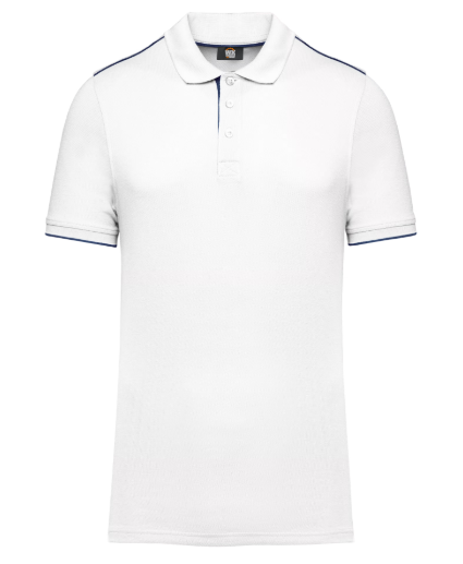 Polo contrastado hombre WK270