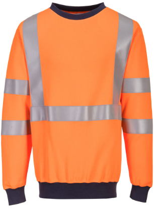 Sudadera alta visibilidad FR703 antiestática resistente a llama (arco electrico)
